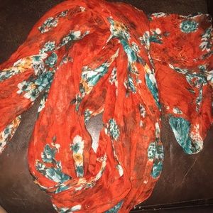 Floral scarf